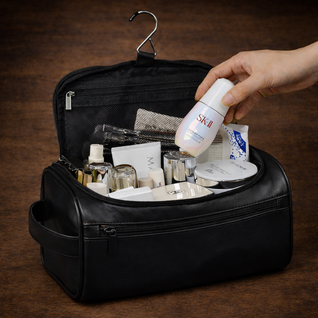 Leather Toiletry Bag