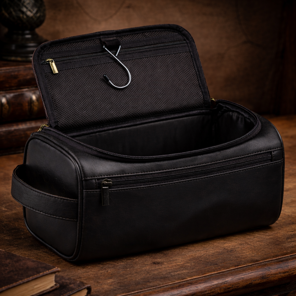 Leather Toiletry Bag