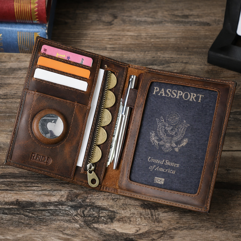 Leather Passport Holder