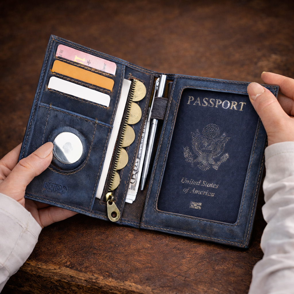 Leather Passport Holder
