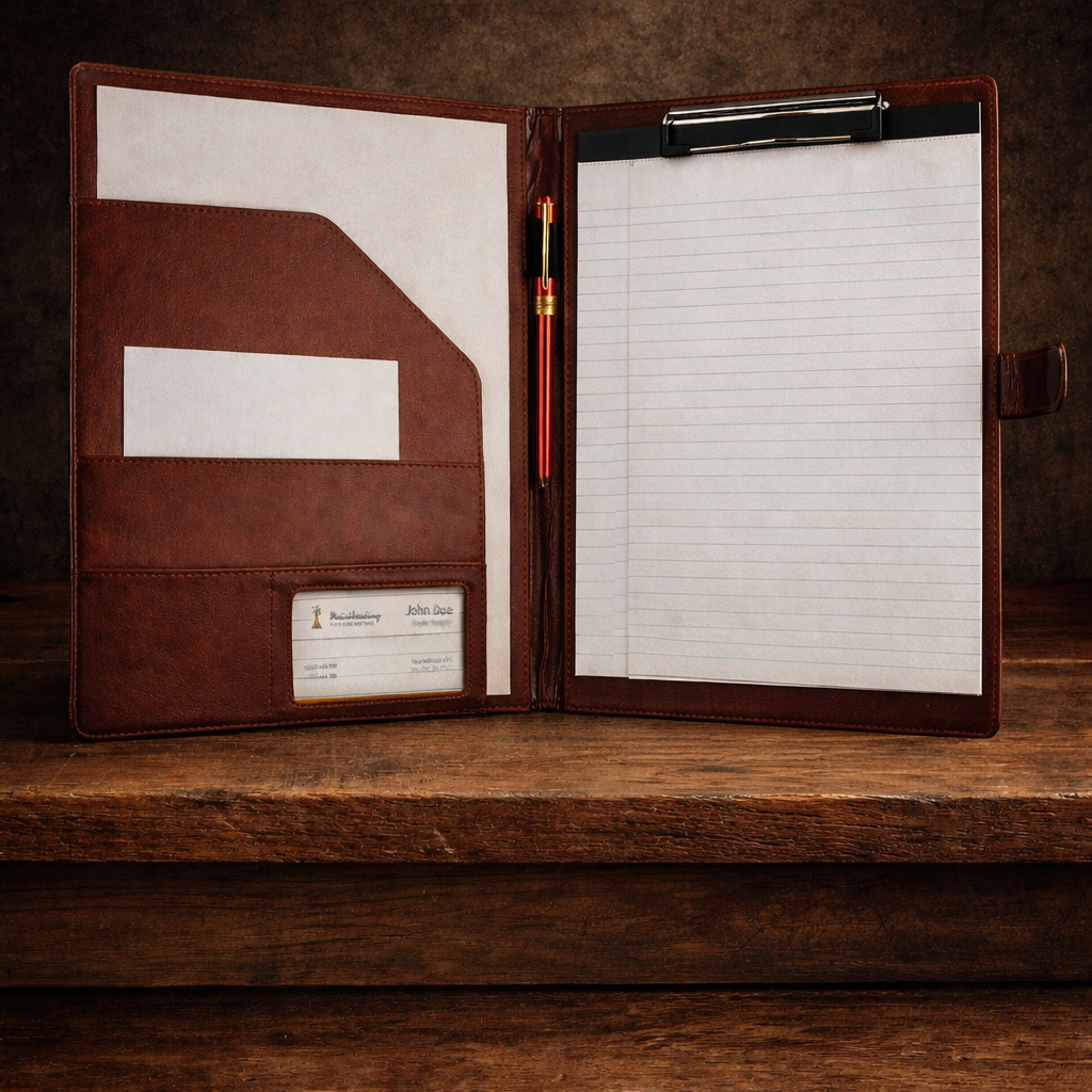 Leather Document Folder