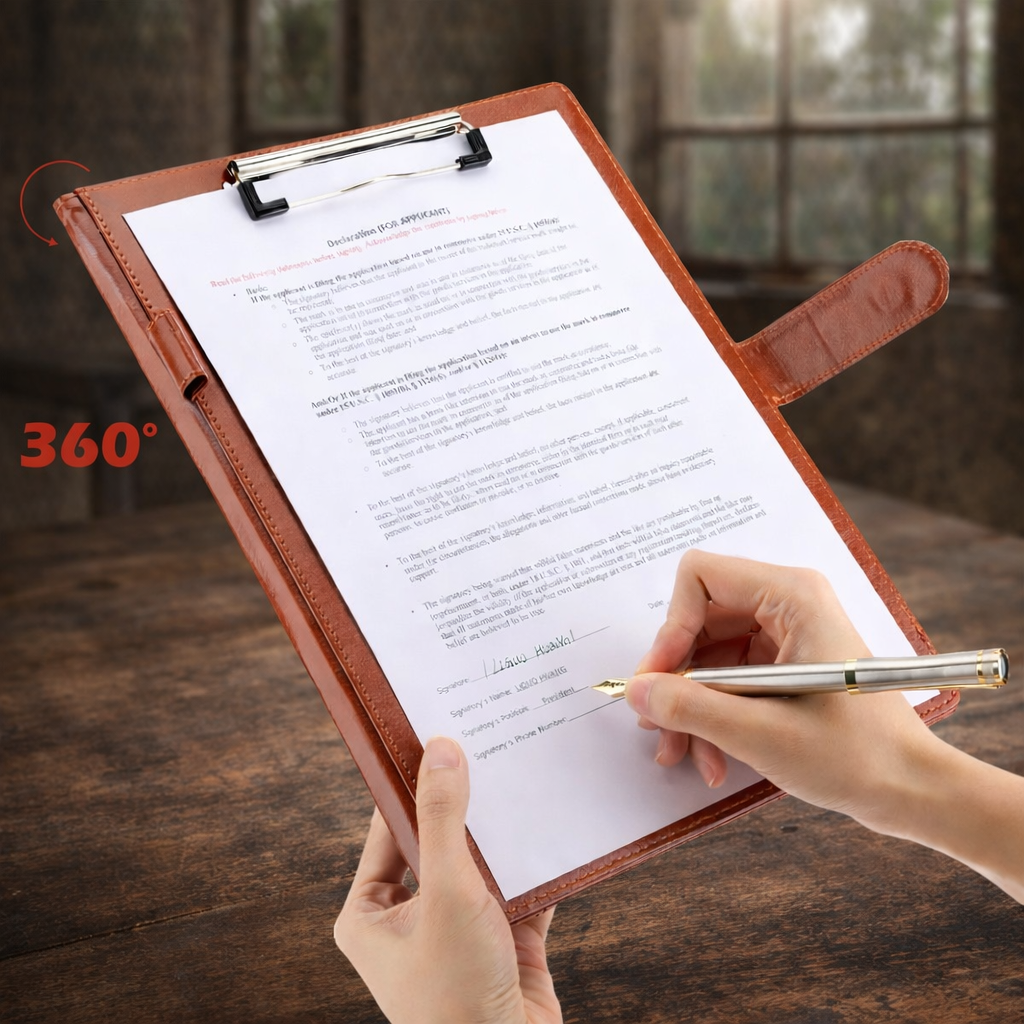 Leather Document Folder