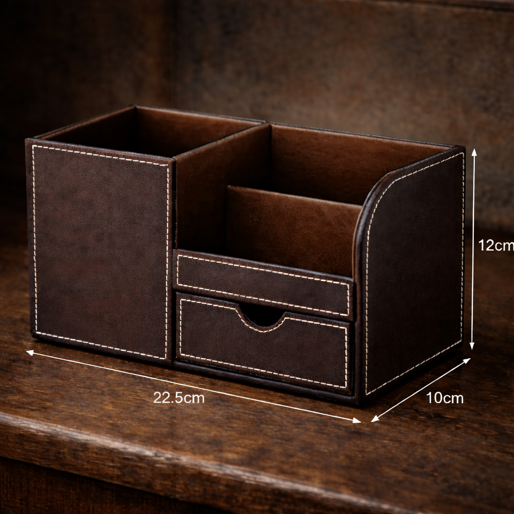 Leather Desk Caddy